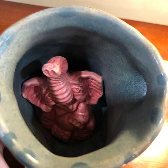 Rare 1971 Jim Rumph handcrafted pottery mug - Picture 2 of 6